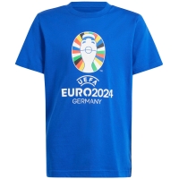 Adidas Tricou pentru copii Euro24 albastru IT9309