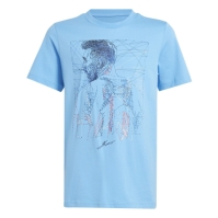 adidas Messi Football Graphic T-Shirt Kids