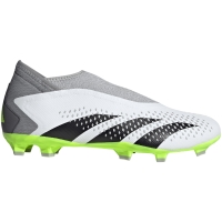 adidas Predator football shoes Accuracy.3 Laceless FG white-gray GZ0021