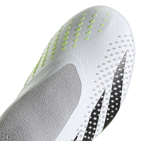 adidas Predator football shoes Accuracy.3 Laceless FG white-gray GZ0021