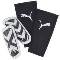 Puma Ultra Flex Sleeve football shin guards black and white 030871 03