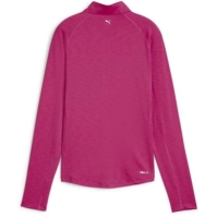 Puma W You-V Solid quarter Zip Baselayer Top Womens