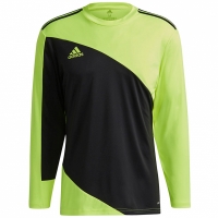 Men's goalkeeper jersey adidas Squadra 21 Goalkeeper Jersey black and lime GN5795