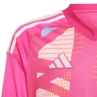 adidas Tiro 24 Competition goalkeeper jersey for children pink IS5337