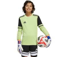 adidas Squadra 25 Long Sleeve lime children's goalkeeper shirt JJ1940