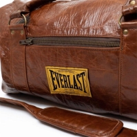 Everlast 1910 Premium Leather Holdall Bag Medium