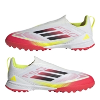 adidas F50 League Laceless Childrens Astro Turf Football Boots