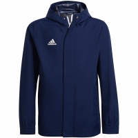 Adidas Entrada 22 All-Weather Jacket for Kids Navy IK4012