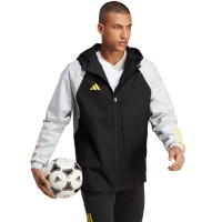 adidas Tiro 23 Competition All-Weather men's jacket black and gray IC4571