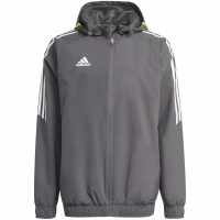 Jacket men's adidas Condivo 20 All-weather Jacket graphite HD2293