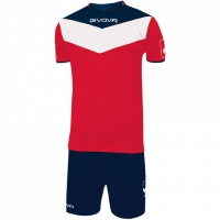 Givova Kit Campo set in red and navy blue