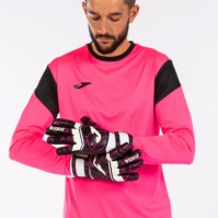 Gk- Pro Goalkeeper Gloves Black Fuchsia