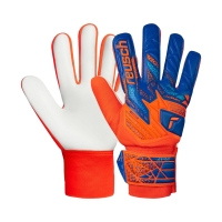 Reusch Attrakt Starter Solid goalkeeper gloves orange-blue 5570514 2290