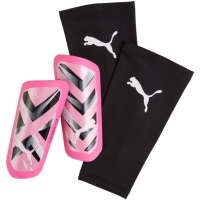 Protec?ii de fotbal Puma Ultra Light Sleeve, roz ?i negru 30873 08