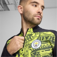 Puma Manchester City Pre Match Quarter Zip Top Adults 2024 2025