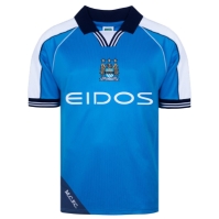 Score Draw Manchester City 2000 Home Shirt Adults