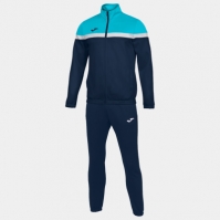 Danubio Tracksuit Navy Fluor Turquoise