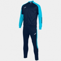 Eco Championship Tracksuit Navy Fluor Turquoise