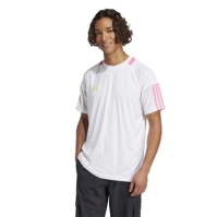 adidas Classic 3 Stripe Sereno T Shirt Mens