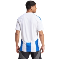 adidas Striped 24 men's T-shirt Jersey white and blue IW2144