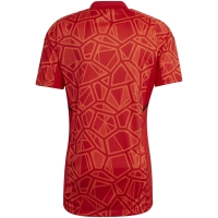 Men's Condivo T-shirt 22 Goalkeeper Jersey Short Sleeve red H21238