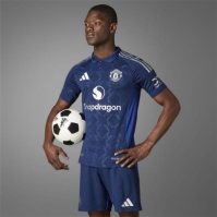 adidas Manchester United Authentic Away Shirt 2024 2025 Adults