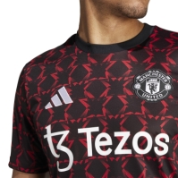 adidas Manchester United Pre Match Shirt 2024 2025 Adults