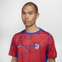 Nike Atletico Madrid Home Pre Match Shirt 2024 2025 Adults