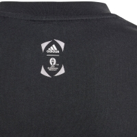 Tricou pentru copii adidas Euro24 negru IT9307