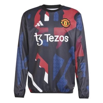 adidas Manchester United Prematch Top 2024 2025 Adults