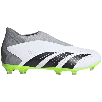 adidas children's football shoes Predator Accuracy.3 Laceless FG white-gray IF2265