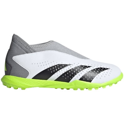 Adidas Predator Accuracy.3 Laceless TF children's football shoes white-gray IE9436