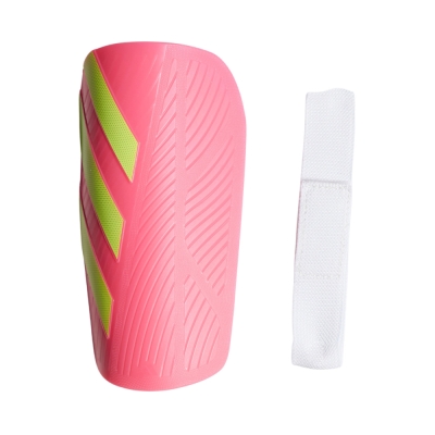 Football shin guards for children adidas Tiro Club pink-lime JM8364