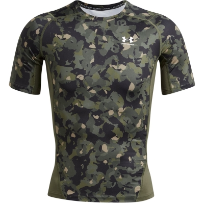 Under Armour Armour Ua Hg Prtd Ss Baselayer Top Mens