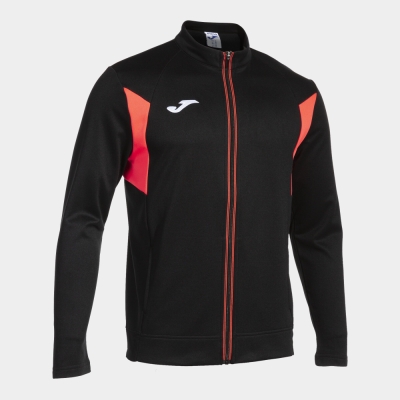 Winner Iii Full Zip Sweatshirt Black Fluor Coral