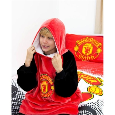 Team Man United FC Hooded Wearable Fleece