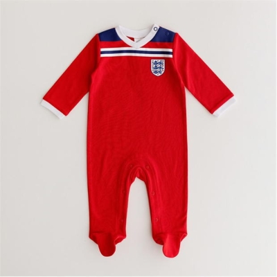 Brecrest Team England 82 Retro Away Babygrow