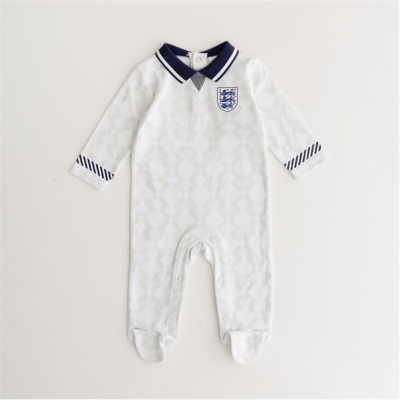 Brecrest Team England 90 Retro Home Babygrow