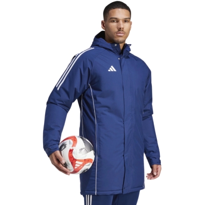 adidas Tiro 24 Stadium Parka men's jacket blue IR9495