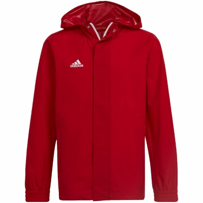 Kids adidas Entrada 22 All-Weather Jacket red IK4013