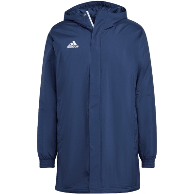 Men's adidas Entrada 22 Stadium Jacket navy blue IB6077