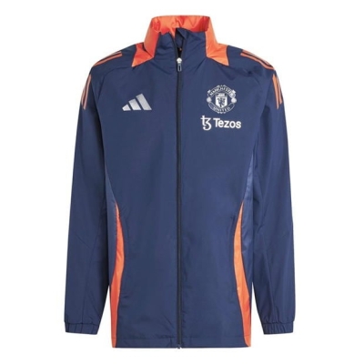 adidas Manchester United Tiro 24 Jacket 2024 2025 Adults