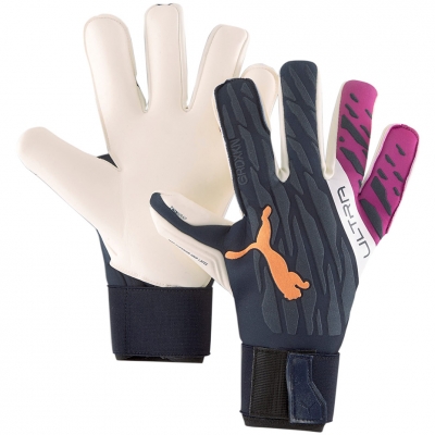 Rękawice bramkarskie Ultra Grip 1 Hybrid Pro granatowo-różowe 41786 04