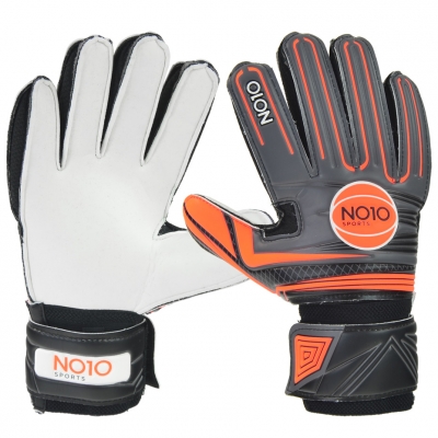 Goalkeeper Gloves NO10 Replica Gray orange