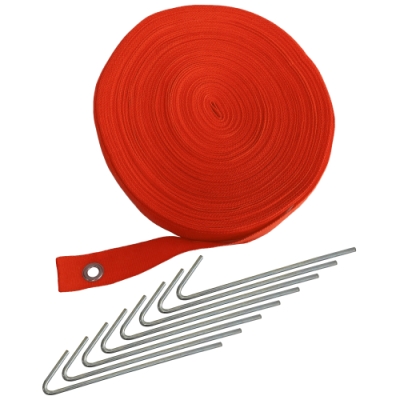 Textile Line Marker 48 m x 4 cm (red) META