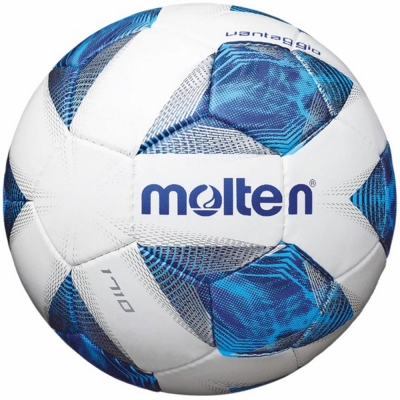 Molten soccer ball white-blue F4A1710