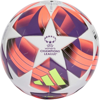 Football no adidas Womens UCL League white and purple IX4050