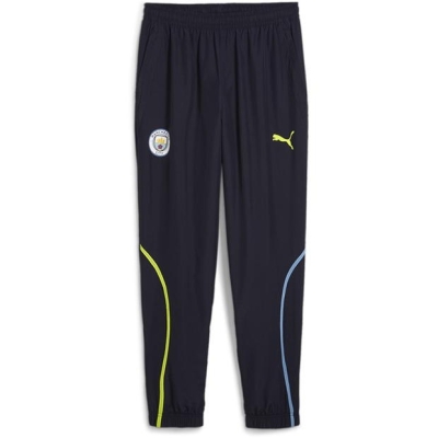 Puma Manchester City Pre Match Woven Tracksuit Bottoms 2024 2025 Adults