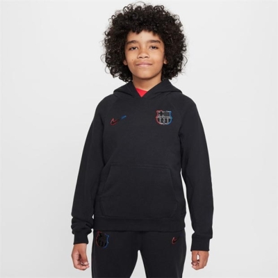 Nike Barcelona Pullover Hoodie 2024 2025 Juniors