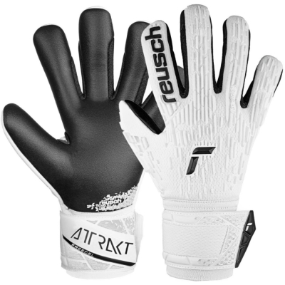 Reusch Attrakt Freegel Silver m?nu?i de portar albe 5470035 1101